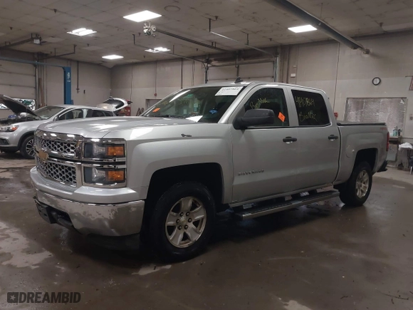 2014 Chevrolet Silverado 1500 LT with VIN 3GCUKREH9EG178197, listed as a IAAI auction lot 41407864 with 54,232 mi miles. Bid and sale history available at carsss.com. Image 2.