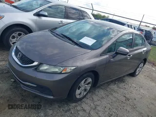 2014 Honda Civic Sedan LX with VIN 19XFB2F50EE043934, listed as a IAAI auction lot 41923868 with 185,922 mi miles. Bid and sale history available at carsss.com. Image 17.