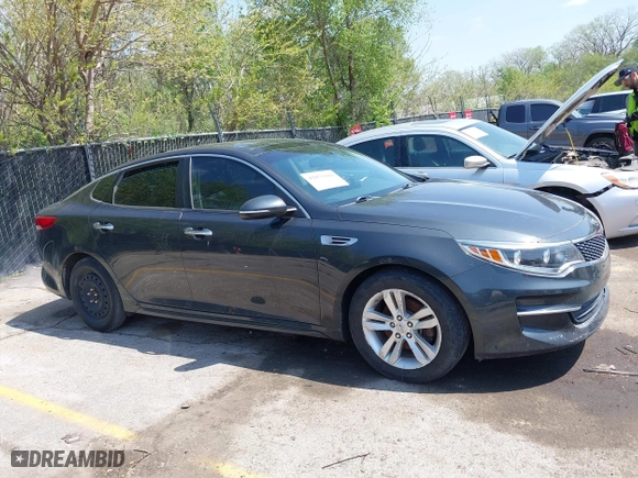 2016 Kia Optima EX with VIN 5XXGU4L38GG022501, listed as a IAAI auction lot 42071944 with 122,502 mi miles. Bid and sale history available at carsss.com. Image 13.