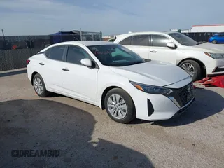 2024 Nissan Sentra S with VIN 3N1AB8BVXRY207121, listed as a IAAI auction lot 41663293 with 17,965 mi miles and . Bid and sale history available at DreamBid. Image 1.