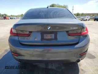 2021 BMW 3 Series 330i with VIN 3MW5R1J08M8B68719, listed as a Copart auction lot 49869565 with 41,200 mi miles and Salvage Title. Bid and sale history available at carsss.com. Image 6.