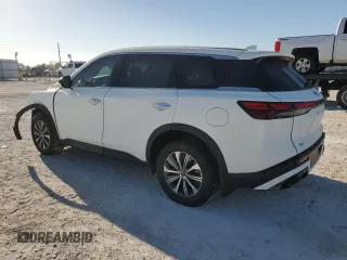 2024 Infiniti QX60 Pure with VIN 5N1DL1ES7RC335711, listed as a Copart auction lot 48980375 with 4,431 mi miles and Salvage title. Bid and sale history available at DreamBid. Image 2.