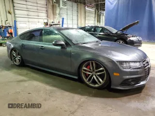 2017 Audi S7 Premium Plus with VIN WAUWFAFCXHN004763, listed as a Copart auction lot 87423724 with 61,087 mi miles and Clean Title. Bid and sale history available at carsss.com. Image 4.