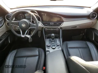 2018 Alfa Romeo Giulia with VIN ZARFAEBN5J7582236, listed as a Copart auction lot 49299943 with 45,736 mi miles. Bid and sale history available at carsss.com. Image 8.