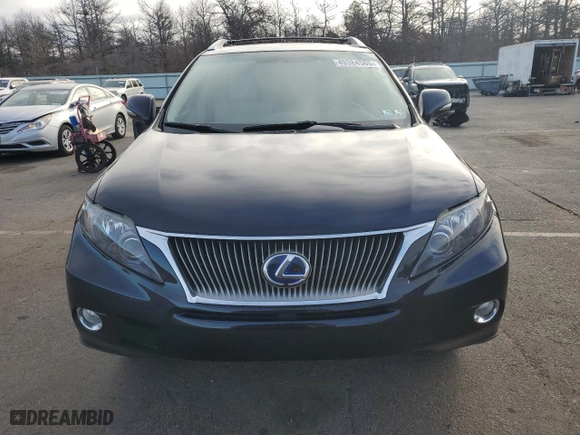2010 Lexus RX 450h with VIN JTJBC1BA0A2013426, listed as a Copart auction lot 49384565 with NaN miles and Salvage Title. Bid and sale history available at carsss.com. Image 5.