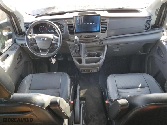 2022 Ford Transit Passenger Wagon XL with VIN 1FBVU5XGXNKA05166, listed as a Copart auction lot 83364624 with 28,288 mi miles and Salvage Title. Bid and sale history available at carsss.com. Image 8.