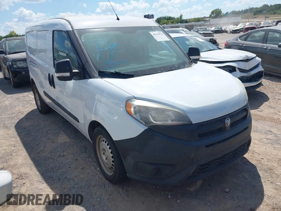 2017 Ram ProMaster City Cargo Tradesman with VIN ZFBERFAB6H6E68845, listed as a IAAI auction lot 40255976 with 256,184 mi miles and . Bid and sale history available at DreamBid. Image 1.
