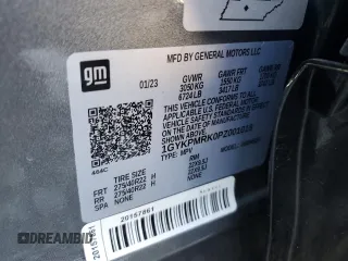 2023 Cadillac LYRIQ RWD Luxury z VIN 1GYKPMRK0PZ001018, wystawiony jako Copart lot #49693935 z przebiegiem 47 881 mil mil oraz Szkoda całkowita • Salvage title. Historia ofert i sprzedaży dostępna na DreamBid. Obrazek 15.