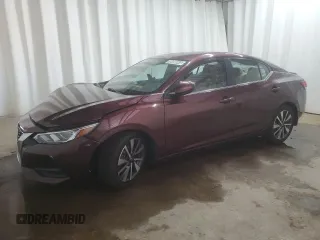 2021 Nissan Sentra SV z VIN 3N1AB8CVXMY234150, wystawiony jako Copart lot #58006045 z przebiegiem 49 308 mil mil oraz Szkoda całkowita • Salvage title. Historia ofert i sprzedaży dostępna na DreamBid. Obrazek 1.