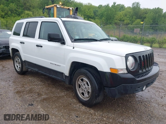 2016 Jeep Patriot Sport with VIN 1C4NJPBA0GD679272, listed as a IAAI auction lot 42368005 with 130,502 mi miles and . Bid and sale history available at DreamBid. Image 1.