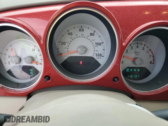 2007 Chrysler PT Cruiser Touring z VIN 3A8FY58B87T531183, wystawiony jako Copart lot #61966555 z przebiegiem 115 107 mil mil oraz Szkoda całkowita • Salvage title. Historia ofert i sprzedaży dostępna na DreamBid. Obrazek 9.