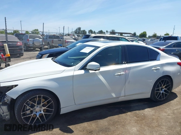2014 Infiniti Q50 Hybrid Premium z VIN JN1AV7AP3EM690226, wystawiony jako IAAI lot #42259111 z przebiegiem 140 424 mil mil oraz . Historia ofert i sprzedaży dostępna na DreamBid. Obrazek 15.
