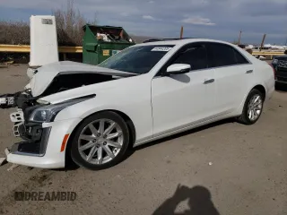 2015 Cadillac CTS Luxury RWD with VIN 1G6AR5SX3F0133672, listed as a Copart auction lot 44944205 with 52,857 mi miles and Salvage Title. Bid and sale history available at DreamBid. Image 1.