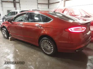 2014 Ford Fusion Titanium with VIN 3FA6P0K97ER324027, listed as a IAAI auction lot 41327141 with 161,045 mi miles and . Bid and sale history available at DreamBid. Image 3.