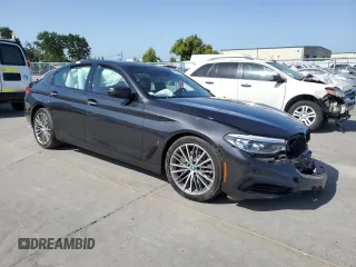 2018 BMW 5 Series 530e with VIN WBAJA9C53JB034157, listed as a Copart auction lot 54392415 with Not provided miles and Salvage title. Bid and sale history available at DreamBid. Image 4.