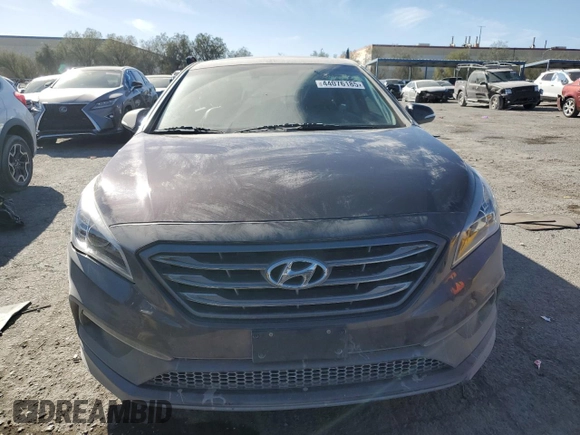 2017 Hyundai Sonata Sport with VIN 5NPE34AF6HH543634, listed as a Copart auction lot 44076185 with 110,695 mi miles and Salvage Title. Bid and sale history available at carsss.com. Image 5.