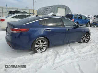 2016 Kia Optima SX Turbo with VIN 5XXGW4L2XGG041293, listed as a Copart auction lot 44734105 with 114,228 mi miles and Salvage Title. Bid and sale history available at carsss.com. Image 3.