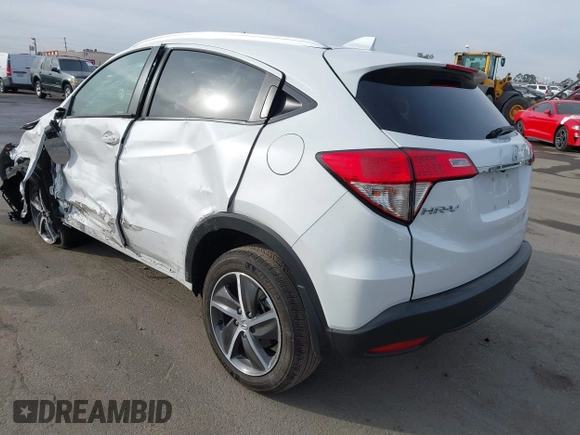 2021 Honda HR-V EX-L with VIN 3CZRU5H79MM713342, listed as a IAAI auction lot 41074908 with 8,361 mi miles. Bid and sale history available at carsss.com. Image 3.