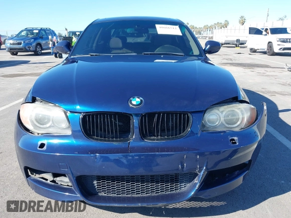 2010 BMW 1 Series 135i with VIN WBAUC7C58AVK96377, listed as a IAAI auction lot 41666512 with 136,890 mi miles and . Bid and sale history available at carsss.com. Image 12.