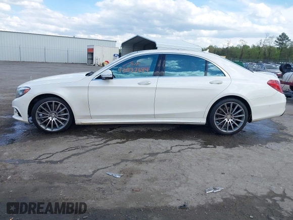 2015 Mercedes-Benz S 550 with VIN WDDUG8CB1FA190490, listed as a IAAI auction lot 42022684 with 68,930 mi miles and . Bid and sale history available at DreamBid. Image 14.