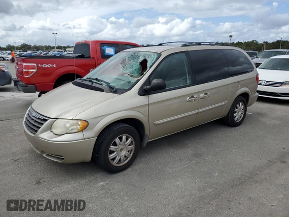 2007 Chrysler Town & Country LWB Touring with VIN 2A4GP54L77R295331, listed as a Copart auction lot 76946064 with 83,935 mi miles and Salvage Title. Bid and sale history available at carsss.com. Image 1.