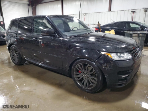 2017 Land Rover Range Rover Sport HSE Dynamic with VIN SALWV2FV5HA684634, listed as a Copart auction lot 45911075 with 61,555 mi miles and Salvage Title. Bid and sale history available at carsss.com. Image 4.