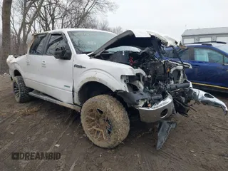 2012 Ford F-150 XL with VIN 1FTFW1ET8CFC73772, listed as a IAAI auction lot 41548055 with 175,662 mi miles. Bid and sale history available at carsss.com. Image 1.