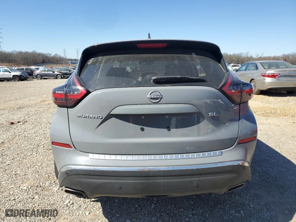 2024 Nissan Murano SL with VIN 5N1AZ2CJ3RC126385, listed as a Copart auction lot 46260315 with 7,099 mi miles and Salvage Title. Bid and sale history available at carsss.com. Image 6.