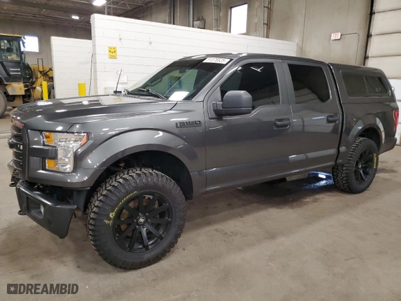 2017 Ford F-150 XL with VIN 1FTEW1EP9HFB22011, listed as a Copart auction lot 51378525 with 191,237 mi miles and Salvage Title. Bid and sale history available at carsss.com. Image 1.