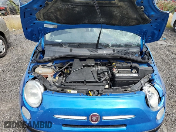 2015 FIAT 500 Pop with VIN 3C3CFFAR0FT582161, listed as a Copart auction lot 71490794 with 88,262 mi miles and Salvage Title. Bid and sale history available at carsss.com. Image 11.