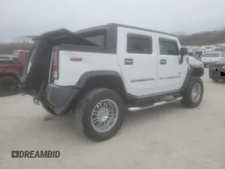 2007 Hummer H2 SUT with VIN 5GRGN22U87H111448, listed as a Copart auction lot 44801265 with 105,209 mi miles and Salvage Title. Bid and sale history available at carsss.com. Image 3.