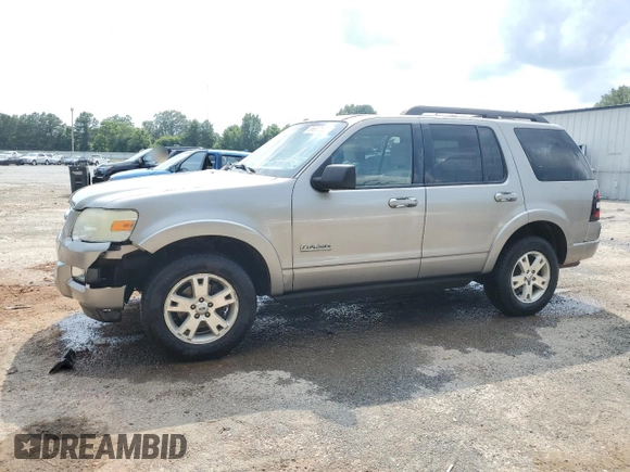 2008 Ford Explorer XLT с VIN 1FMEU63E68UA51118, выставлен на аукционе Copart как лот 58637535 с пробегом 185 338 миль миль и Списание • Salvage title. История ставок и продаж доступна на DreamBid. Изображение 1.