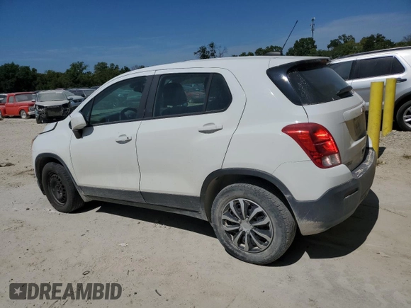 2016 Chevrolet Trax LS with VIN 3GNCJKSB2GL260232, listed as a Copart auction lot 69814824 with 0 mi miles and Salvage Title. Bid and sale history available at carsss.com. Image 2.