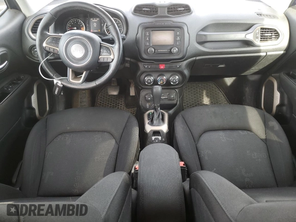 2017 Jeep Renegade Altitude with VIN ZACCJBBB9HPE52085, listed as a Copart auction lot 58781195 with 139,524 mi miles and Salvage title. Bid and sale history available at DreamBid. Image 8.