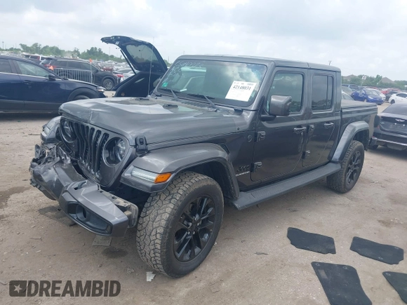 2021 Jeep Gladiator Overland with VIN 1C6HJTFG4ML617175, listed as a IAAI auction lot 42148031 with 70,627 mi miles and . Bid and sale history available at DreamBid. Image 17.