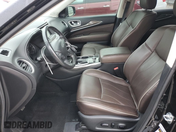2019 Infiniti QX60 Luxe with VIN 5N1DL0MN7KC561596, listed as a Copart auction lot 53756085 with 77,041 mi miles and Salvage title. Bid and sale history available at DreamBid. Image 7.