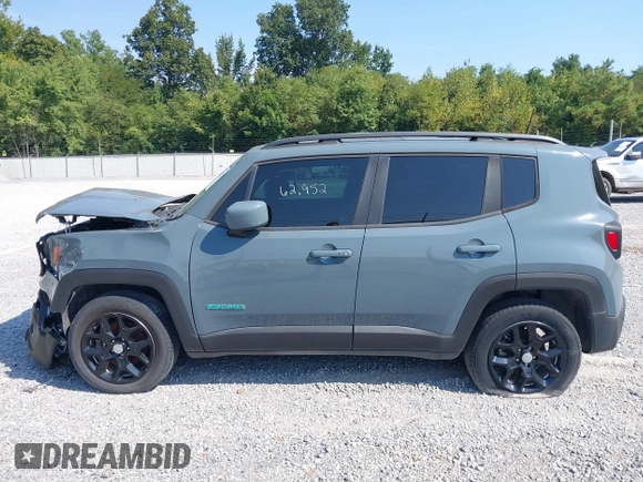 2018 Jeep Renegade Altitude with VIN ZACCJABB8JPH27333, listed as a IAAI auction lot 32404201 with 62,952 mi miles and . Bid and sale history available at DreamBid. Image 14.