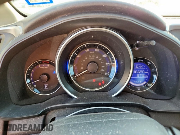 2016 Honda Fit LX with VIN JHMGK5H5XGX018043, listed as a Copart auction lot 59995695 with 53,297 mi miles and Salvage title. Bid and sale history available at DreamBid. Image 9.