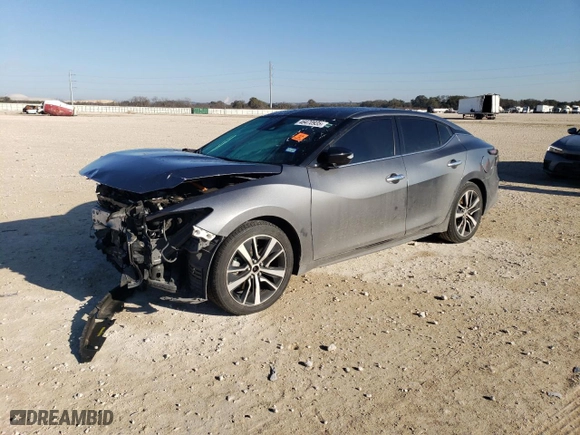 2022 Nissan Maxima SV with VIN 1N4AA6CV8NC502245, listed as a Copart auction lot 46470935 with 62,759 mi miles and Salvage Title. Bid and sale history available at carsss.com. Image 1.