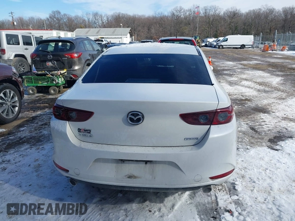 2019 Mazda 3 w/Select with VIN 3MZBPAALXKM106553, listed as a IAAI auction lot 41398725 with 109,906 mi miles. Bid and sale history available at carsss.com. Image 16.