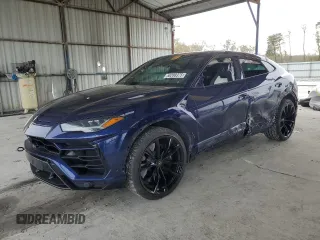 2022 Lamborghini Urus z VIN ZPBUA1ZLXNLA20952, wystawiony jako Copart lot #50288375 z przebiegiem 21 260 mil mil oraz Szkody całkowita. Historia ofert i sprzedaży dostępna na DreamBid. Obrazek 1.