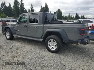 2020 Jeep Gladiator Sport S с VIN 1C6HJTAG8LL134231, выставлен на аукционе Copart как лот 62577925 с пробегом 176 107 миль миль и Чистый • Clean title. История ставок и продаж доступна на DreamBid. Изображение 2.