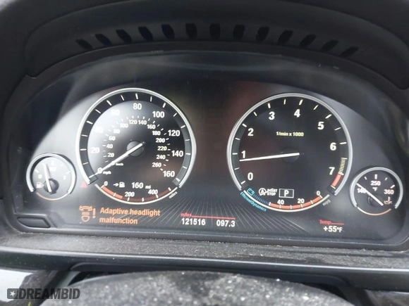 2014 BMW 5 Series 535i with VIN WBA5B1C57ED484100, listed as a IAAI auction lot 41475714 with NaN miles. Bid and sale history available at carsss.com. Image 7.