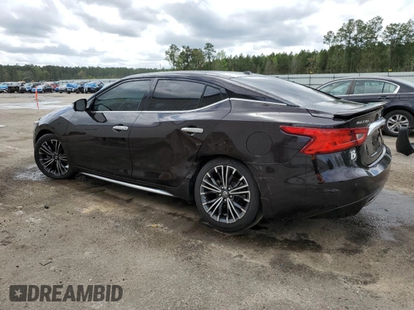 2016 Nissan Maxima SV with VIN 1N4AA6APXGC389289, listed as a Copart auction lot 51057215 with 140,532 mi miles and Salvage Title. Bid and sale history available at DreamBid. Image 2.