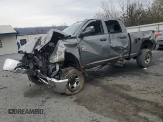 2012 Ram 2500 ST z VIN 3C6TD5CT1CG335599, wystawiony jako Copart lot #51772655 z przebiegiem Nie podano mil oraz Szkoda całkowita • Salvage title. Historia ofert i sprzedaży dostępna na DreamBid. Obrazek 1.