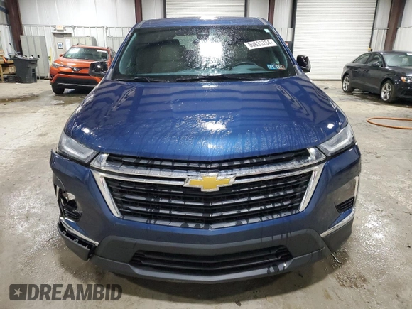 2022 Chevrolet Traverse LS with VIN 1GNEVFKW1NJ168119, listed as a Copart auction lot 80633784 with 19,096 mi miles and Salvage Title. Bid and sale history available at carsss.com. Image 5.