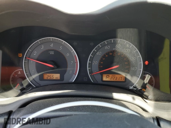 2010 Toyota Corolla with VIN 1NXBU4EEXAZ354803, listed as a Copart auction lot 61013865 with 223,171 mi miles and Salvage title. Bid and sale history available at DreamBid. Image 9.