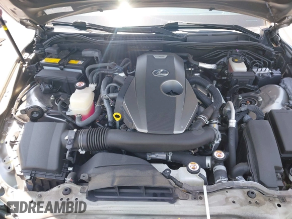 2020 Lexus IS 300 F Sport with VIN JTHGA1D22L5104377, listed as a IAAI auction lot 42488594 with 59,089 mi miles and . Bid and sale history available at DreamBid. Image 10.
