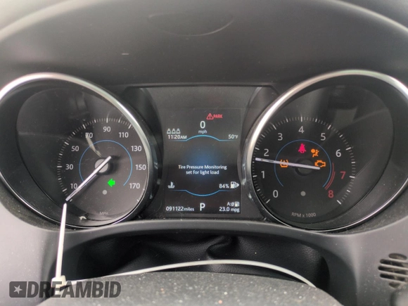 2019 Jaguar F-Pace 25t with VIN SADCS2FX0KA602177, listed as a Copart auction lot 54498345 with 91,122 mi miles and Salvage title. Bid and sale history available at DreamBid. Image 9.