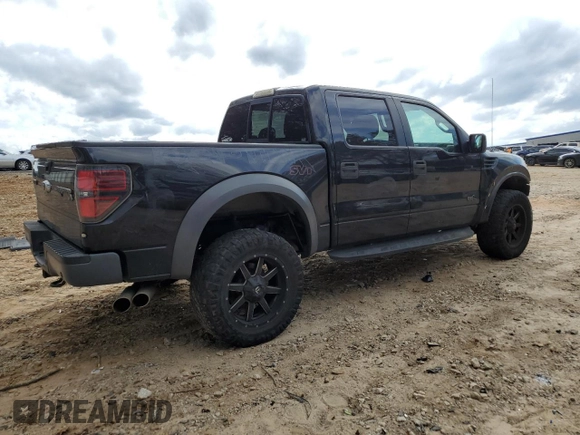 2014 Ford F-150 SVT Raptor with VIN 1FTFW1R64EFA49681, listed as a Copart auction lot 45182225 with 171,138 mi miles and Salvage Title. Bid and sale history available at carsss.com. Image 3.